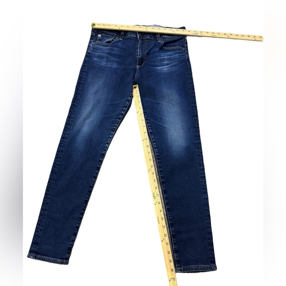 Ag Adriano Goldschmied Indigo Blue Jeans Farrah Skinny Jeans 32R EUC - Picture 3 of 5